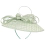Fascinador Chess Sinamay Saucer by McBURN verde menta