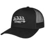 Boné Camionista Boston Oval Patch SB by Von Dutch preto - branco