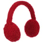 Webpelz-Earmuff Curly by McBURN vermelho escuro