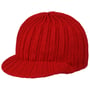 Gorro de Malha com Viseira Uni by McBURN vermelho