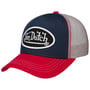 Boné Oval Logo Tricolour by Von Dutch azul marinho