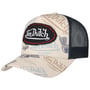Boné Camionista Used Patch by Von Dutch branco creme